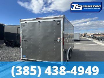 8.5x16 Wells Cargo Fast Trac Deluxe Enclosed Car Hauler Trailer - 7K GVWR -