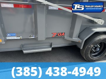 7x14 Diamond C LPT 208 Dump Trailer - 32" Sides - 18K GVWR - 18 Ply Tires, 7 Gauge Floor and Walls, Hydraulic Jack(s)