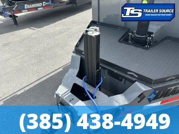 7x14 Diamond C LPT 208 Dump Trailer - 32" Sides - 18K GVWR - 18 Ply Tires, 7 Gauge Floor and Walls, Hydraulic Jack(s)