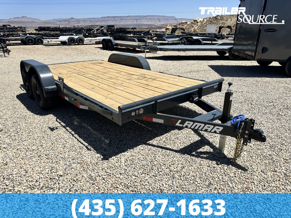 7x16 Lamar CC Car Hauler 10K Car Hauler Trailer