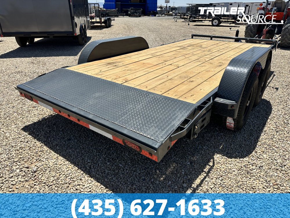 7x16 Lamar CC Car Hauler 10K Car Hauler Trailer