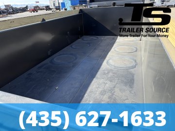 7x14 Diamond C LPT-GN 207 Gooseneck Dump Trailer - 32" Sides - 15.5K GVWR Board Brackets