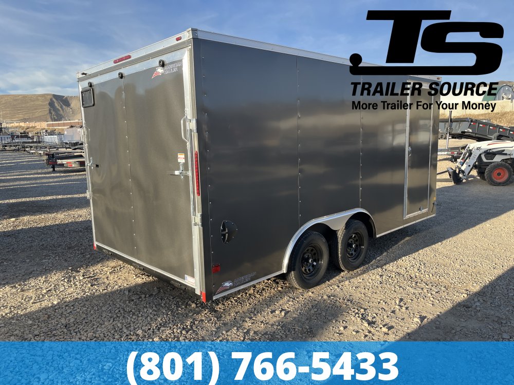 8.5x16 American Hauler Arrow Deluxe ATV Trailer - 7K GVWR Dovetail