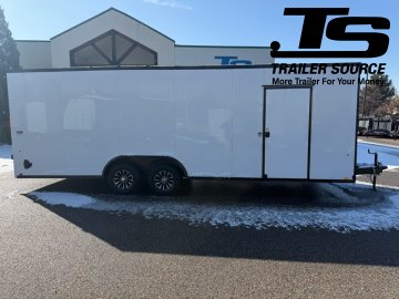 8.5x24 Look ST DLX Enclosed Cargo Trailer - 7'0" Interior - 10K GVWR - .080 PolyCor, Alloy Wheels, Black Out Package