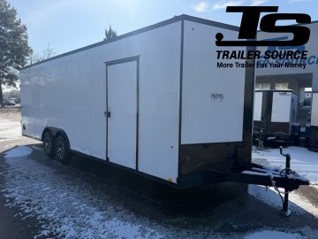 8.5x24 Look ST DLX Enclosed Cargo Trailer - 7'0" Interior - 10K GVWR - .080 PolyCor, Alloy Wheels, Black Out Package