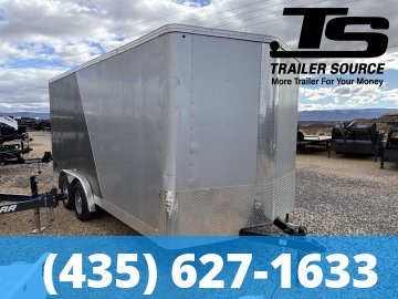 7.5x16 Mirage Xpres Side by Side Pkg Enclosed Cargo Trailer - 7K GVWR -