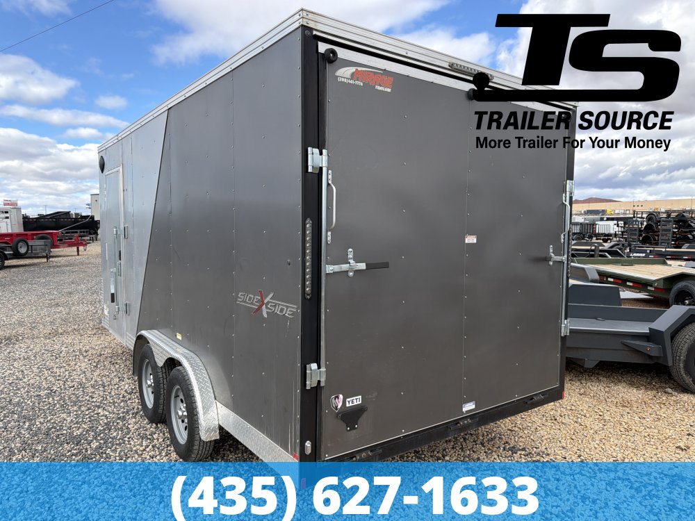 7.5x16 Mirage Xpres Side by Side Pkg Enclosed Cargo Trailer - 7K GVWR -