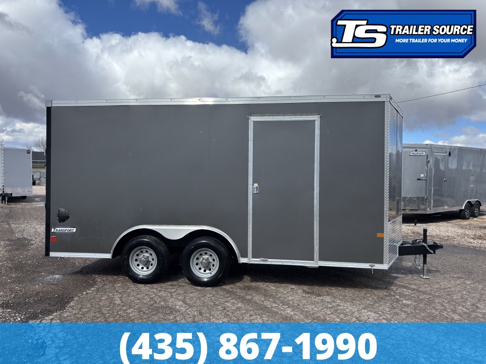 8.5x16 Haulmark Transport Enclosed Cargo Trailer - 7'0" Interior - 10K GVWR - Dovetail