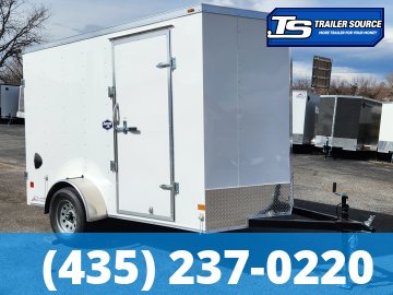 6x10 American Hauler Arrow Enclosed Cargo Trailer - 6'6" Interior - 3.5K GVWR - Barn Doors