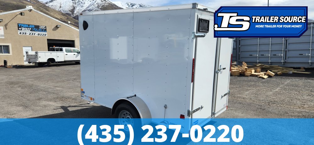 6x10 American Hauler Arrow Enclosed Cargo Trailer - 6'6" Interior - 3.5K GVWR - Barn Doors