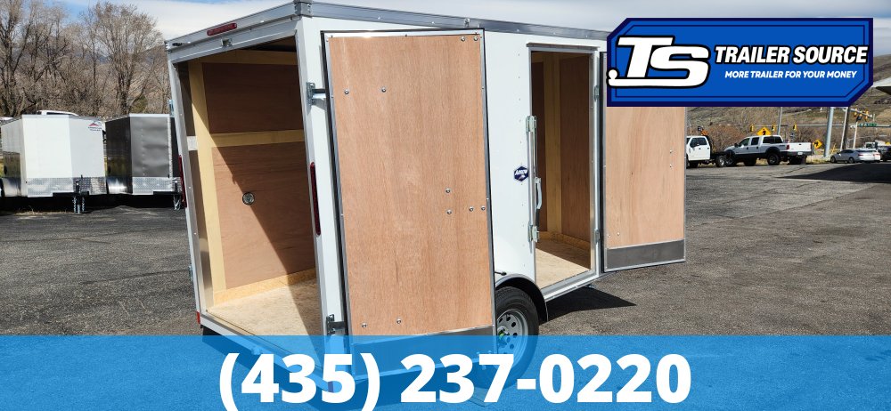 6x10 American Hauler Arrow Enclosed Cargo Trailer - 6'6" Interior - 3.5K GVWR - Barn Doors