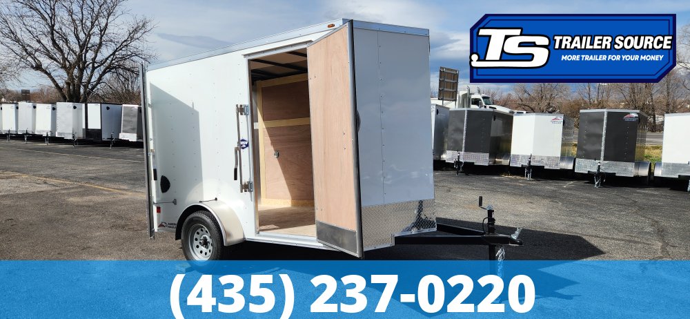 6x10 American Hauler Arrow Enclosed Cargo Trailer - 6'6" Interior - 3.5K GVWR - Barn Doors