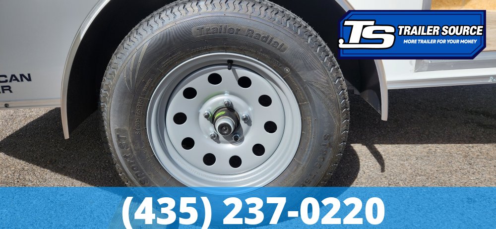 6x10 American Hauler Arrow Enclosed Cargo Trailer - 6'6" Interior - 3.5K GVWR - Barn Doors