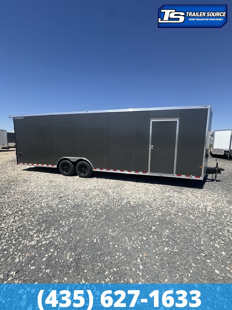 8.5x28 Wells Cargo Road Force Enclosed Cargo Trailer - 7'6" Interior - 12K GVWR - .080 PolyCor, Rear Spoiler w/ Load Lights