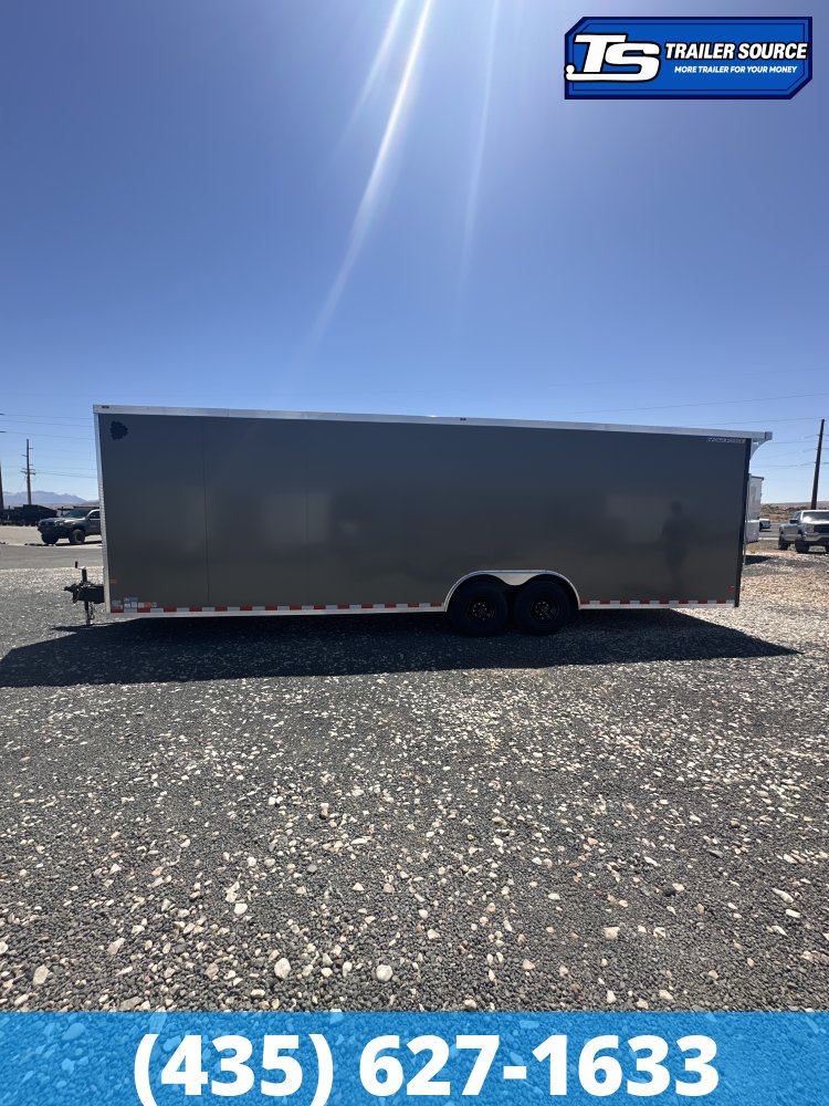 8.5x28 Wells Cargo Road Force Enclosed Cargo Trailer - 7'6" Interior - 12K GVWR - .080 PolyCor, Rear Spoiler w/ Load Lights