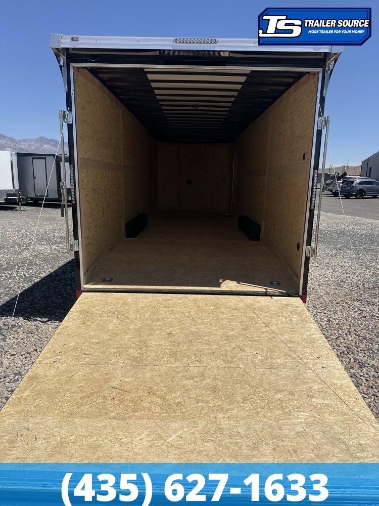 8.5x28 Wells Cargo Road Force Enclosed Cargo Trailer - 7'6" Interior - 12K GVWR - .080 PolyCor, Rear Spoiler w/ Load Lights