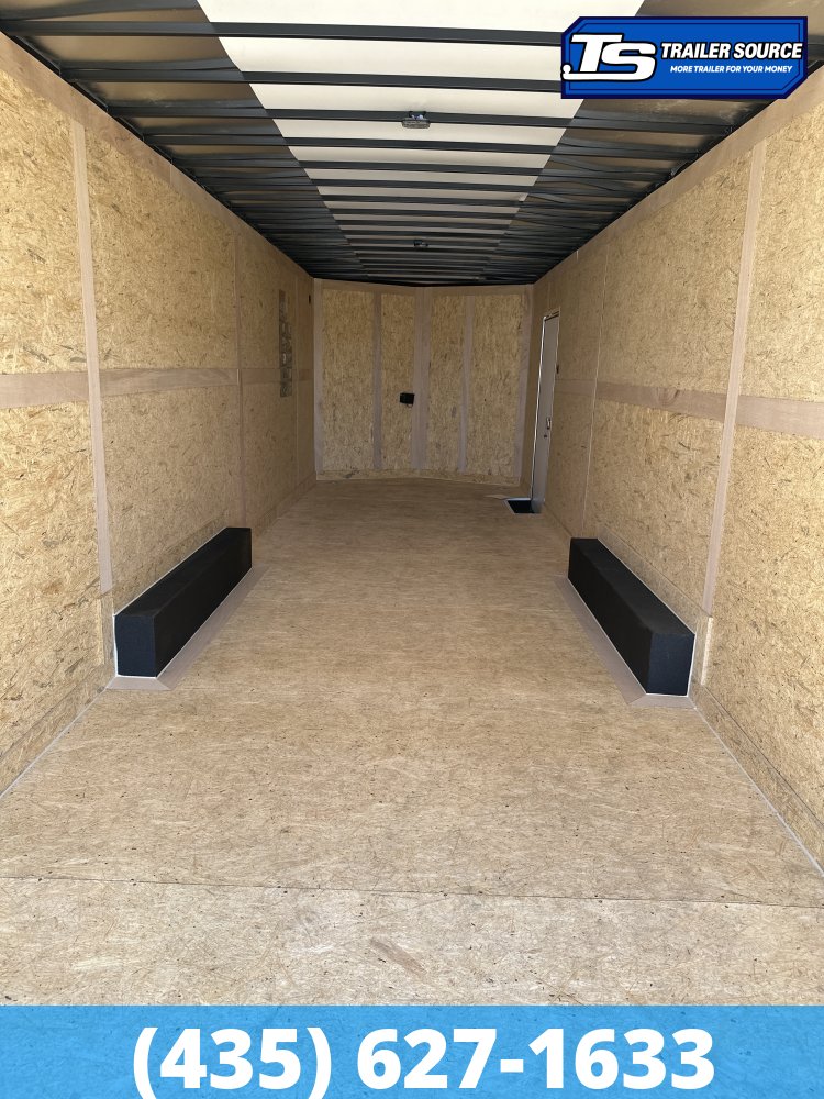 8.5x28 Wells Cargo Road Force Enclosed Cargo Trailer - 7'6" Interior - 12K GVWR - .080 PolyCor, Rear Spoiler w/ Load Lights