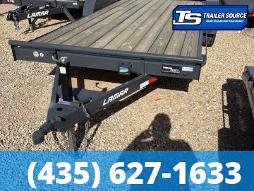 7x18 Lamar CC Flatbed Car Hauler Trailer - 10K GVWR -