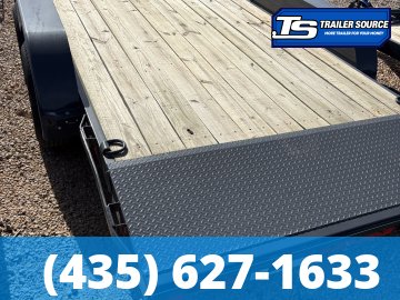 7x18 Lamar CC Flatbed Car Hauler Trailer - 10K GVWR -