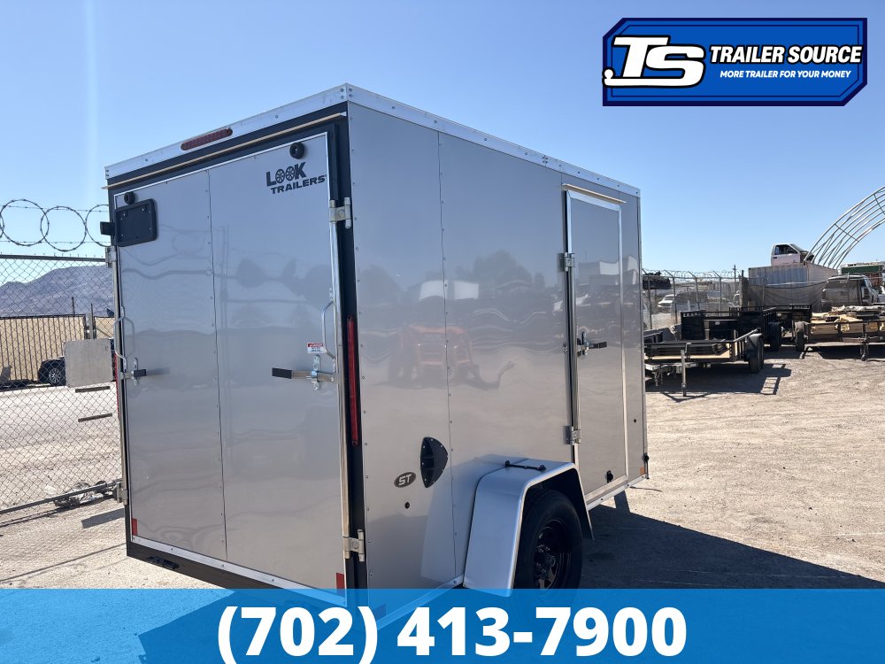 6x10 Look ST DLX Enclosed Cargo Trailer - 6'6" Interior - 3.5K GVWR - 16" Cross Member Upgrade, Torsion Axles