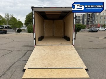 8.5x16 Look ST DLX Enclosed Cargo Trailer - 7'0" Interior - 10K GVWR - Black Out Package, Ramp Door, Rear Spoiler w/ Load Lights