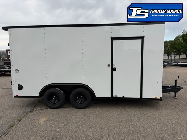 8.5x16 Look ST DLX Enclosed Cargo Trailer - 7'0" Interior - 10K GVWR - Black Out Package, Ramp Door, Rear Spoiler w/ Load Lights