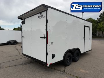 8.5x16 Look ST DLX Enclosed Cargo Trailer - 7'0" Interior - 10K GVWR - Black Out Package, Ramp Door, Rear Spoiler w/ Load Lights