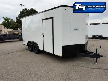 8.5x16 Look ST DLX Enclosed Cargo Trailer - 7'0" Interior - 10K GVWR - Black Out Package, Ramp Door, Rear Spoiler w/ Load Lights