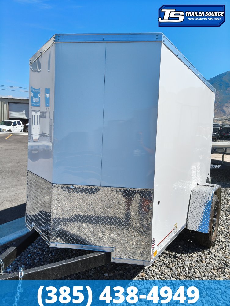 5x8 Look ST DLX Enclosed Cargo Trailer - 5'6" Interior - 3.5K GVWR - 16" Cross Member Upgrade, Alloy Wheels, Spare Tire