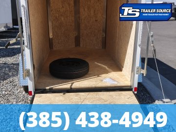 5x8 Look ST DLX Enclosed Cargo Trailer - 5'6" Interior - 3.5K GVWR - 16" Cross Member Upgrade, Alloy Wheels, Spare Tire