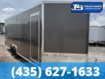 8.5x24 Alcom Aluminum EZ Hauler XLT Auto Trailer - 7'0" Interior - 10K GVWR - Dovetail