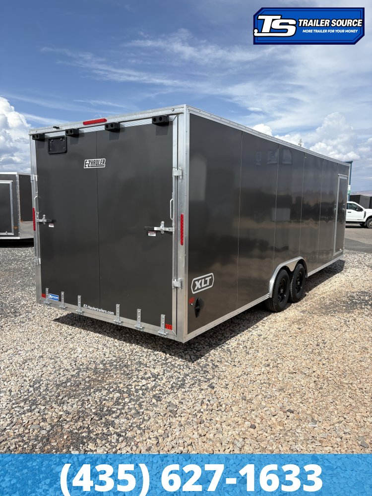 8.5x24 Alcom Aluminum EZ Hauler XLT Auto Trailer - 7'0" Interior - 10K GVWR - Dovetail