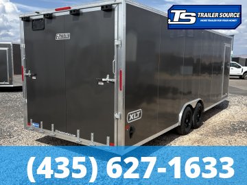 8.5x24 Alcom Aluminum EZ Hauler XLT Auto Trailer - 7'0" Interior - 10K GVWR - Dovetail