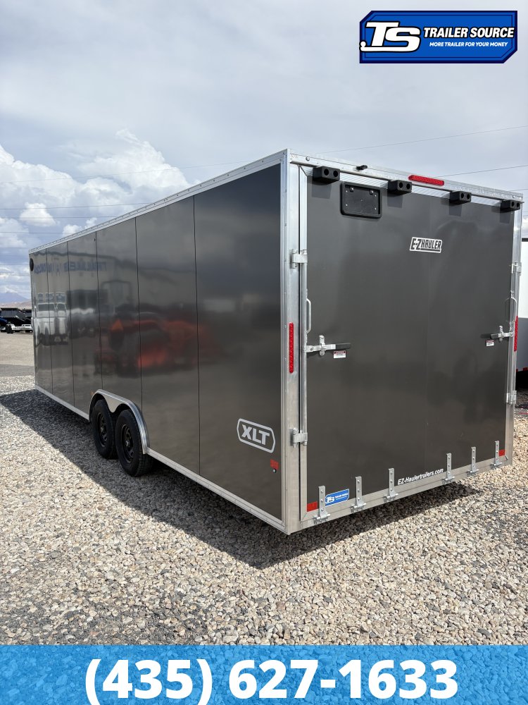 8.5x24 Alcom Aluminum EZ Hauler XLT Auto Trailer - 7'0" Interior - 10K GVWR - Dovetail