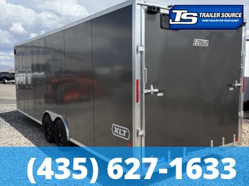 8.5x24 Alcom Aluminum EZ Hauler XLT Auto Trailer - 7'0" Interior - 10K GVWR - Dovetail