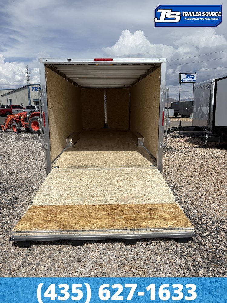 8.5x24 Alcom Aluminum EZ Hauler XLT Auto Trailer - 7'0" Interior - 10K GVWR - Dovetail