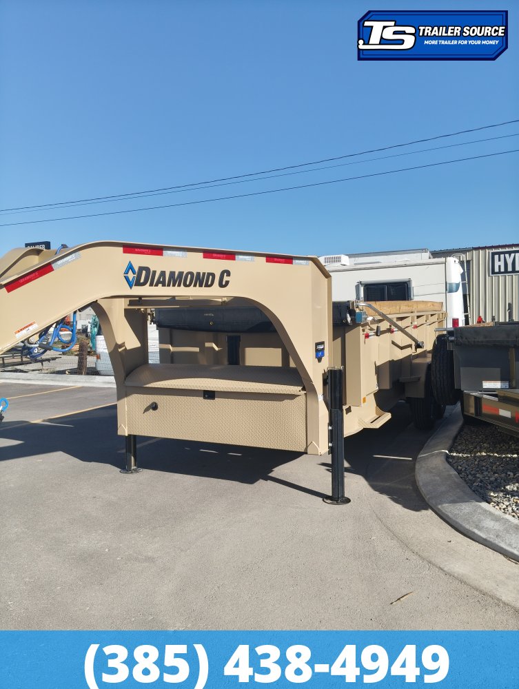 7x16 Diamond C LPT-GN 210 Gooseneck Dump