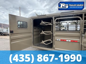 6.5x24 Ranch Boss STR-610 Horse Trailer - 18K GVWR -