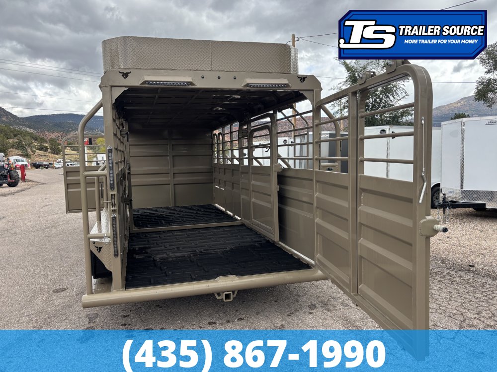 6.5x24 Ranch Boss STR-610 Horse Trailer - 18K GVWR -