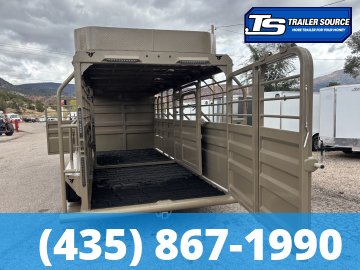 6.5x24 Ranch Boss STR-610 Horse Trailer - 18K GVWR -