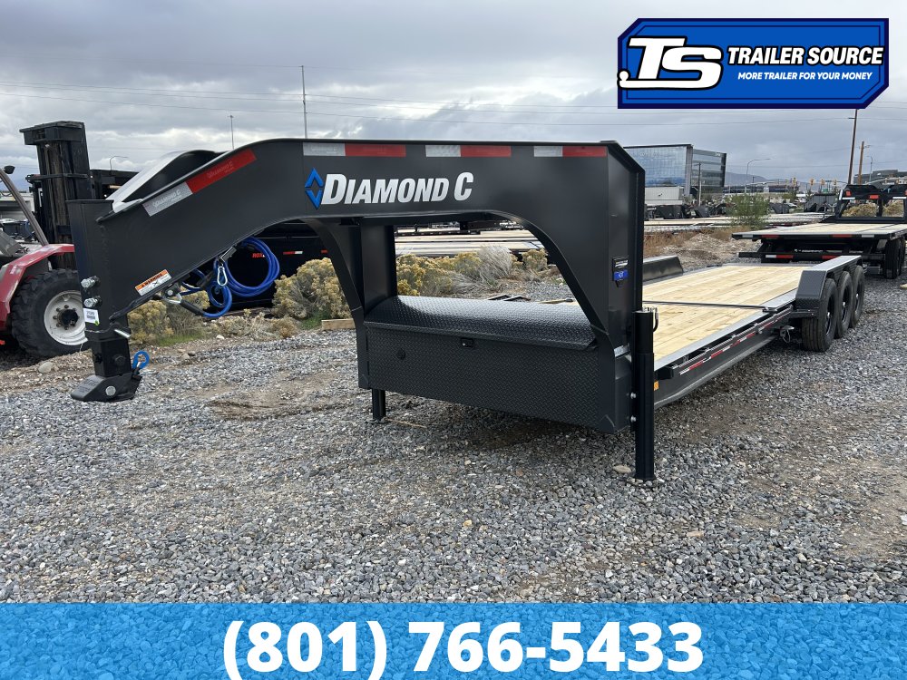 7x28 Diamond C HDT-GN 307 Gooseneck Tilt