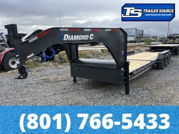 7x28 Diamond C HDT-GN 307 Gooseneck Tilt