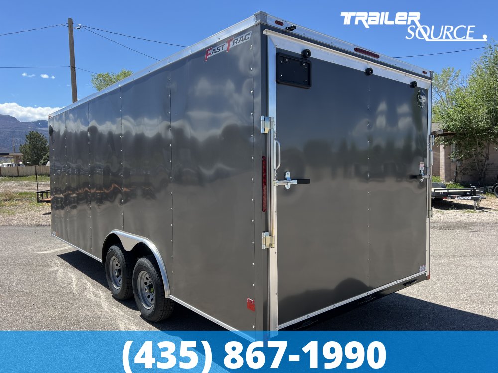 8.5x20 Wells Cargo Fast Trac Deluxe 7'0" Interior 10K Tandem Axle Enclosed Cargo