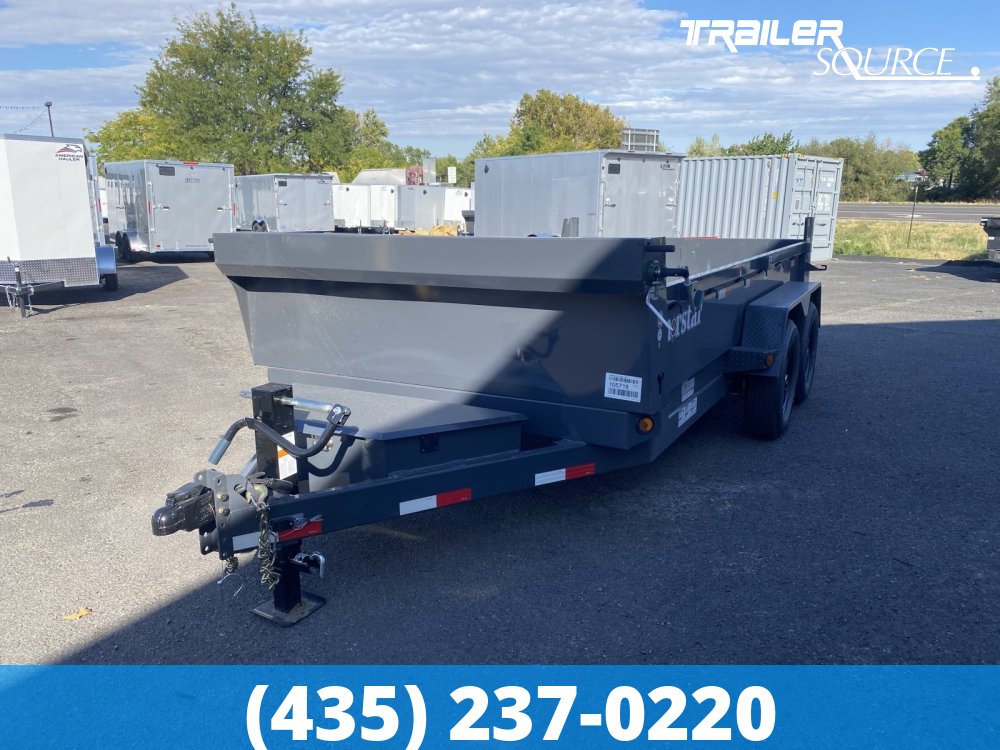 7x14 Norstar Iron Bull DCB 20" Sides 14K Dump Trailer