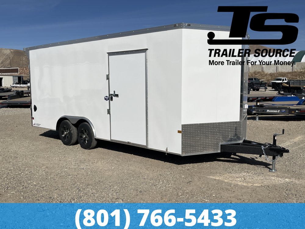 8.5x20 American Hauler Mach Enclosed Car Hauler Race