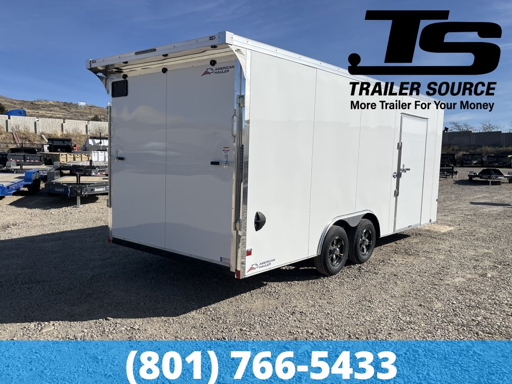 8.5x20 American Hauler Mach Enclosed Car Hauler Race