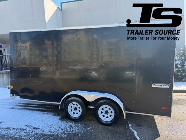 7x16 Haulmark Passport Enclosed Cargo Trailer - 7K GVWR - D-Rings, Ramp Door