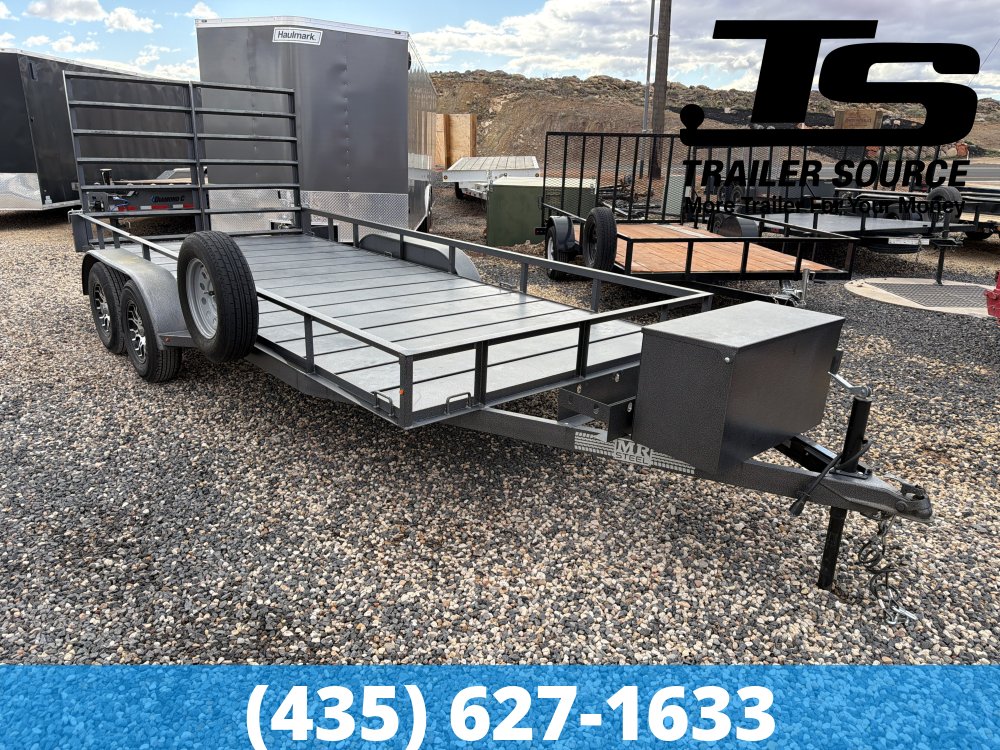 7x16 MR STEEL  Utility Trailer - 7K GVWR - Alloy Wheels