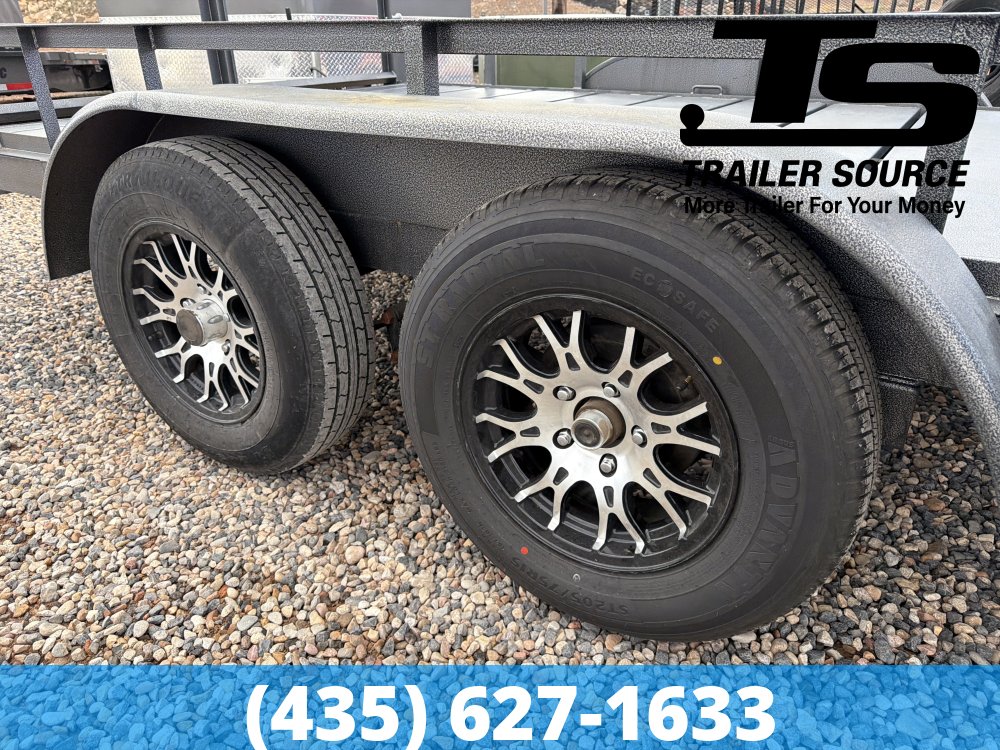 7x16 MR STEEL  Utility Trailer - 7K GVWR - Alloy Wheels