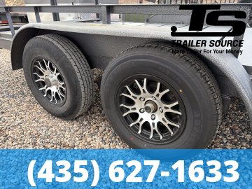 7x16 MR STEEL  Utility Trailer - 7K GVWR - Alloy Wheels